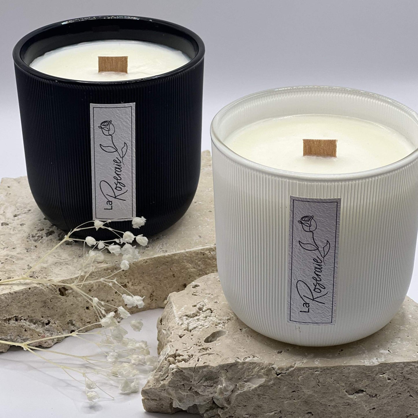 Black Signature Collection Wood Wick Candle