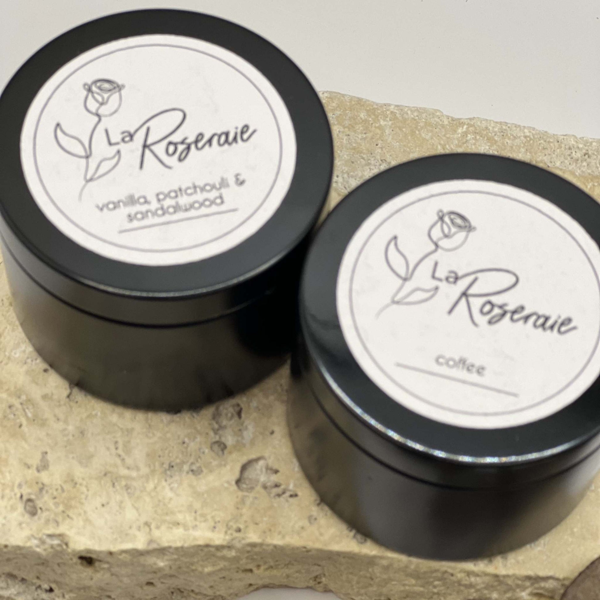 Black Gift Tin Candle