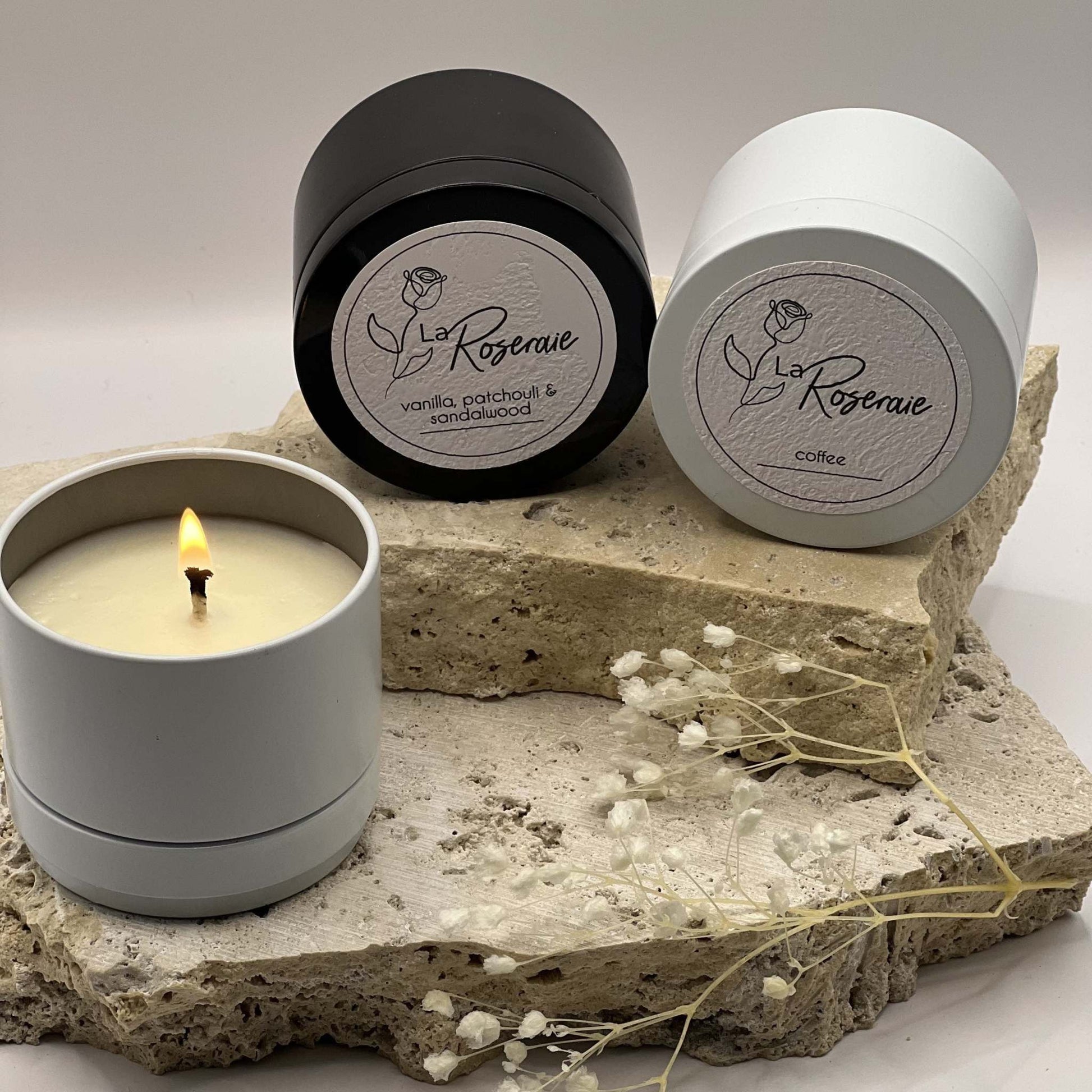 Black Gift Tin Candle