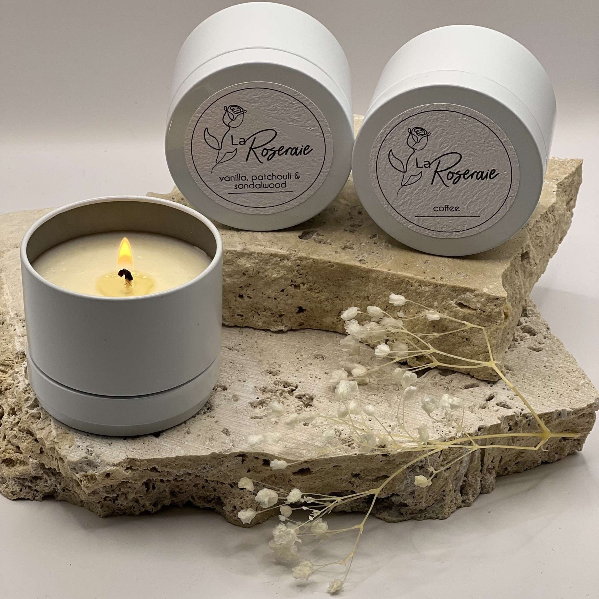 Black Gift Tin Candle