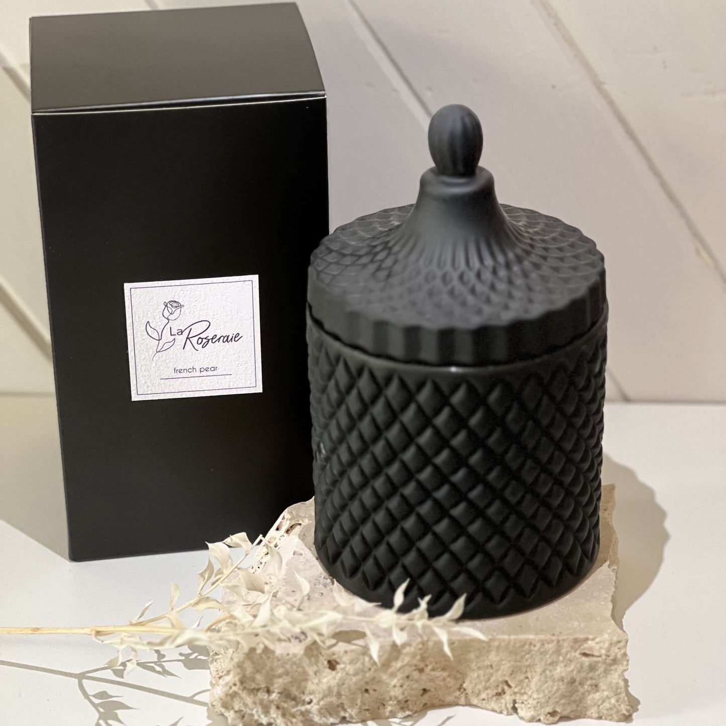 Black Luxe Collection Large Wood Wick