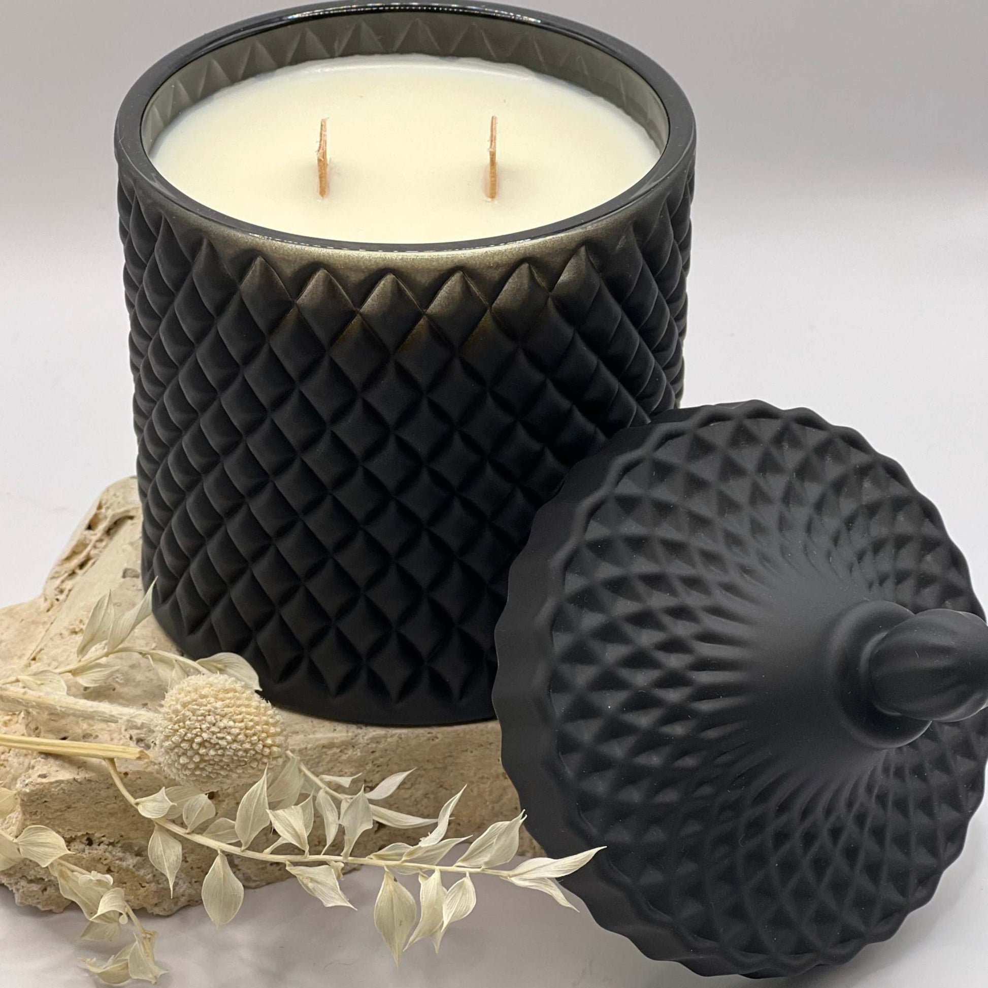 Black Luxe Collection Large Wood Wick