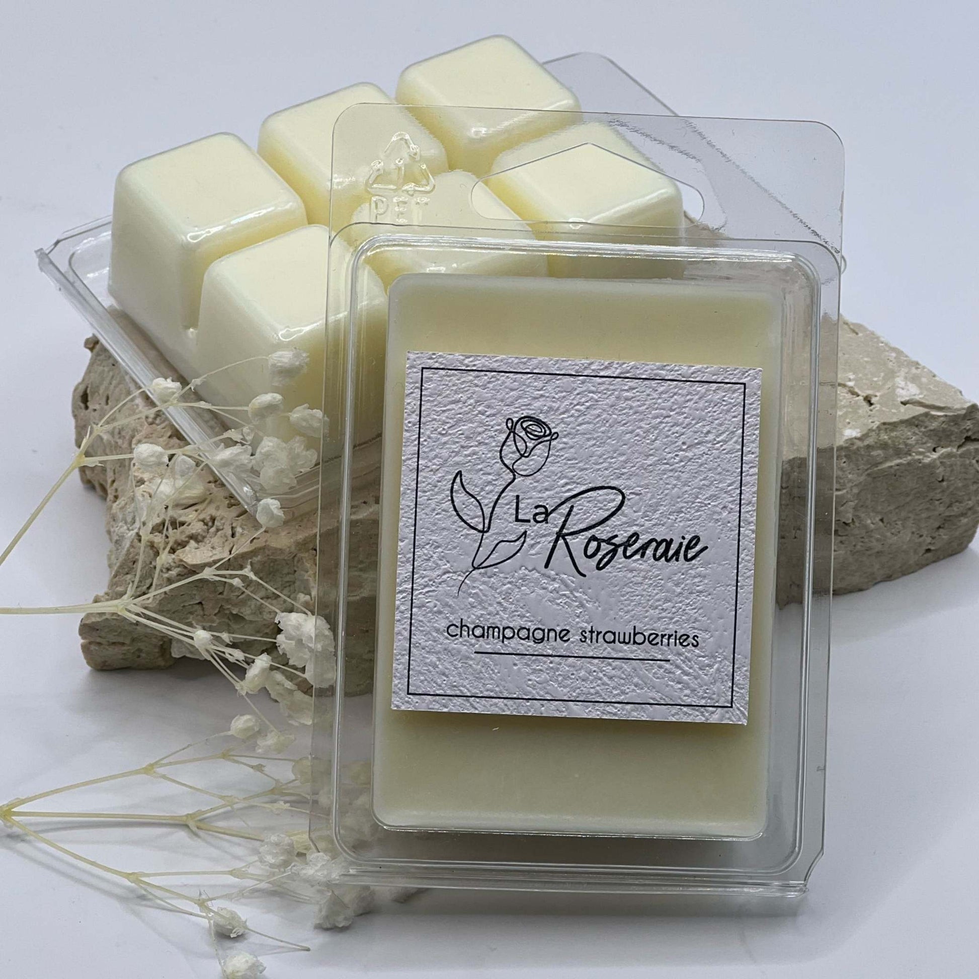 Wax Melt Classic Soy 6 Pack La Roseraie 6 pack soy wax melts. Champagne Strawberries fragrance.